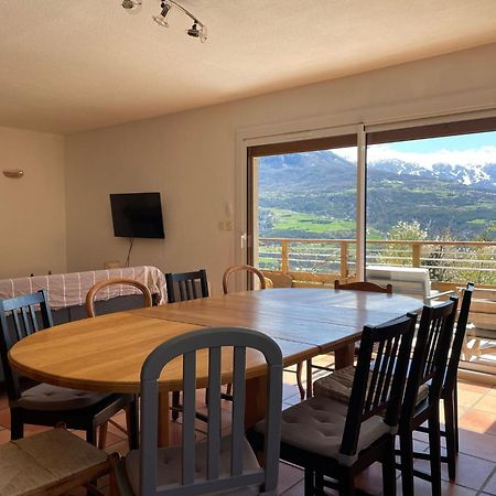 Gite Confort 15 Couchages, Vue Panoramique Montagne Hautes Alpes, Terrasses Embrun Exteriör bild